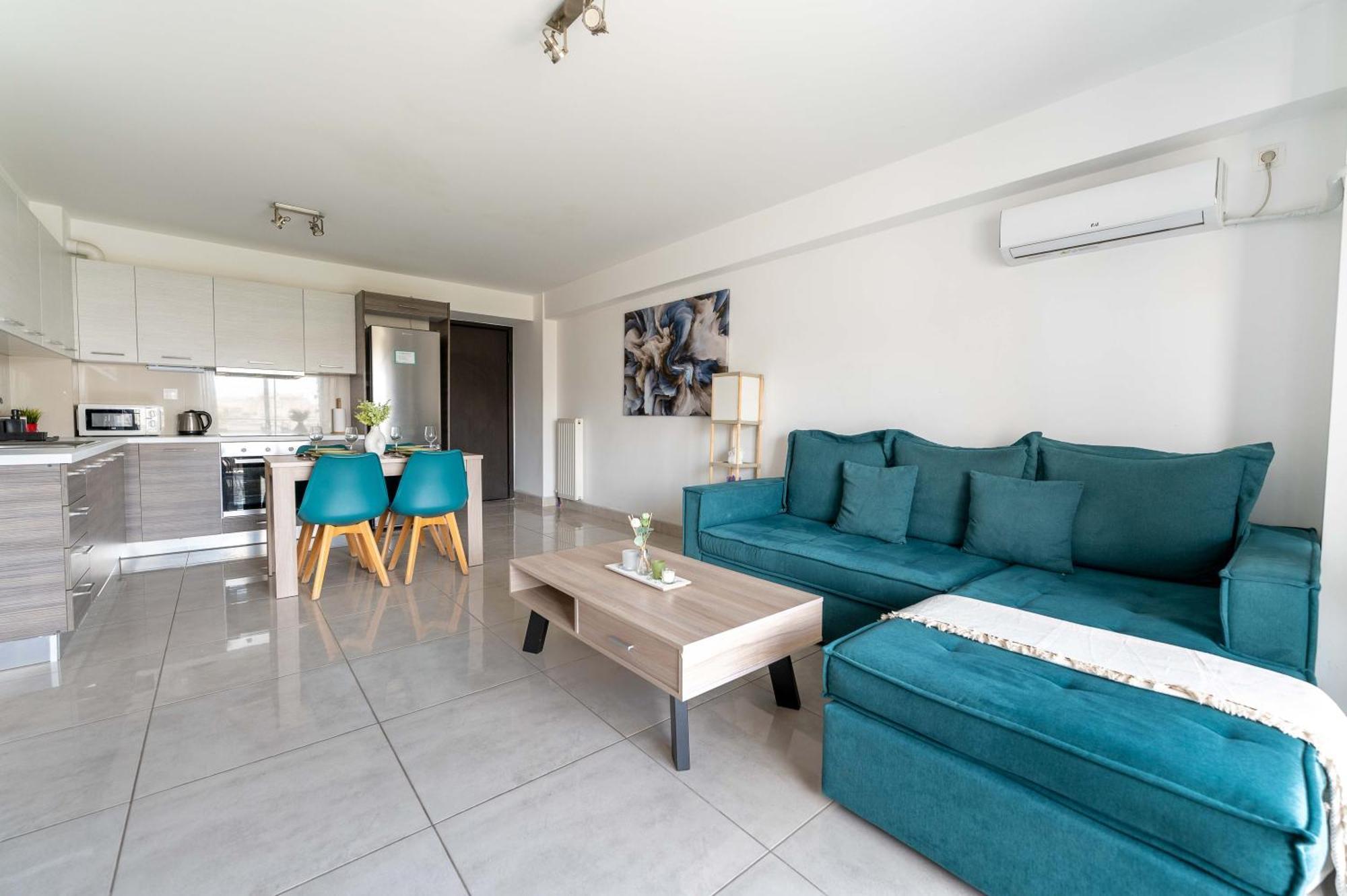 Modern Spacious Apartment Located In Piraeus Buitenkant foto